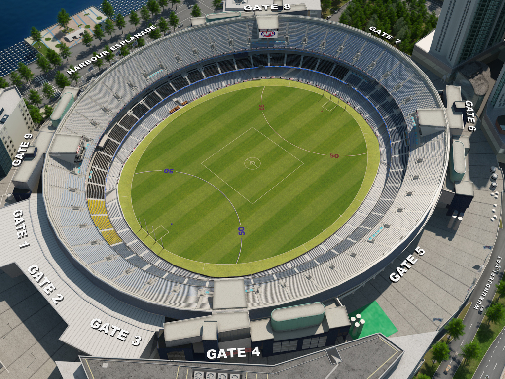 Marvel Stadium Sign Marvel Stadium Virtual Venue™ by IOMEDIA